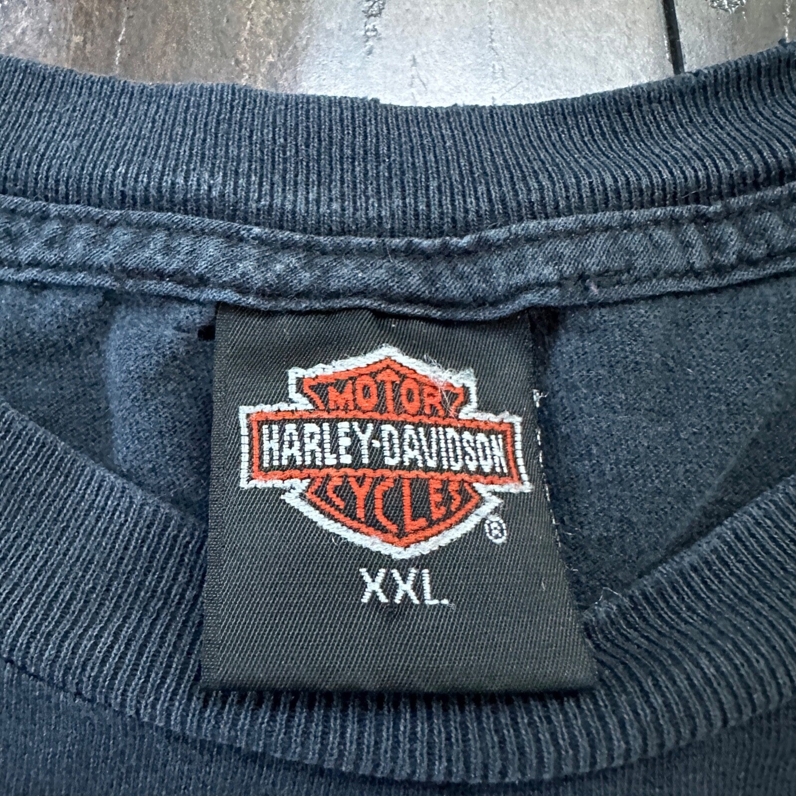 HARLEY DAVIDSON USA VTG T Shirt Salem Oregon Walkers Cycle Bike 90s Y2K Faded