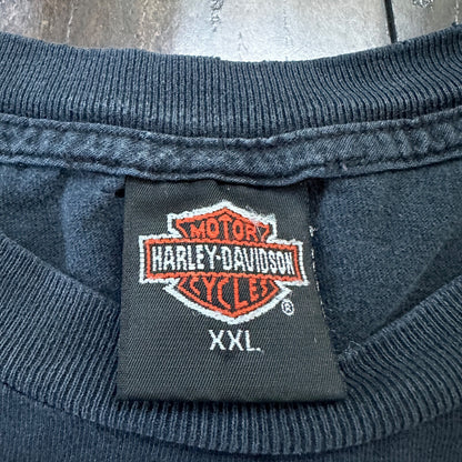 HARLEY DAVIDSON USA VTG T Shirt Salem Oregon Walkers Cycle Bike 90s Y2K Faded