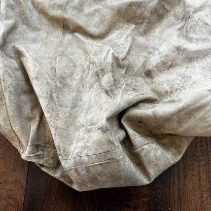 VTG WWII Canvas Garment Laundry Bag Rare Military Denim 1940s 40s 50s Stencil