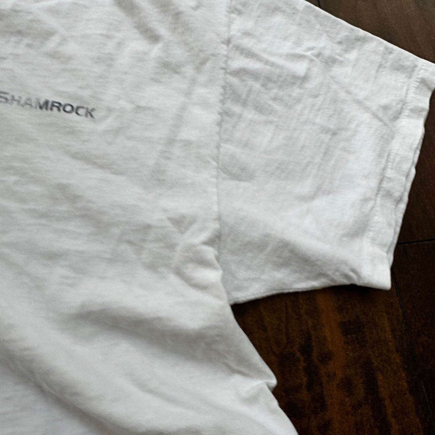 Shamrock Computer PC Vintage T Shirt Oneita 90s Thrashed WWE Sports Earth Music