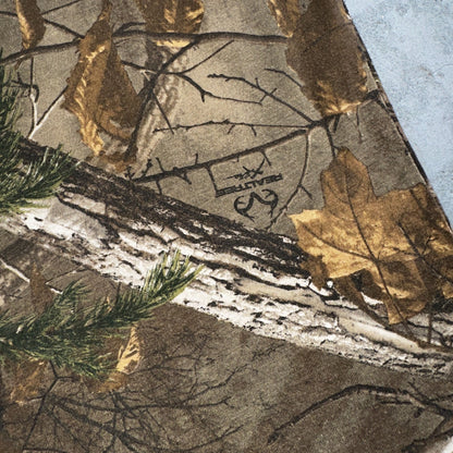 Realtree Camo Short Sleeve VTG Style T Shirt Hunting Trees Camoflauge Y2K Sz XL