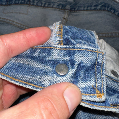 Levis 501 Vintage 80s Redline Selvedge USA XX Jeans Med Wash 34x30 Act 32x26