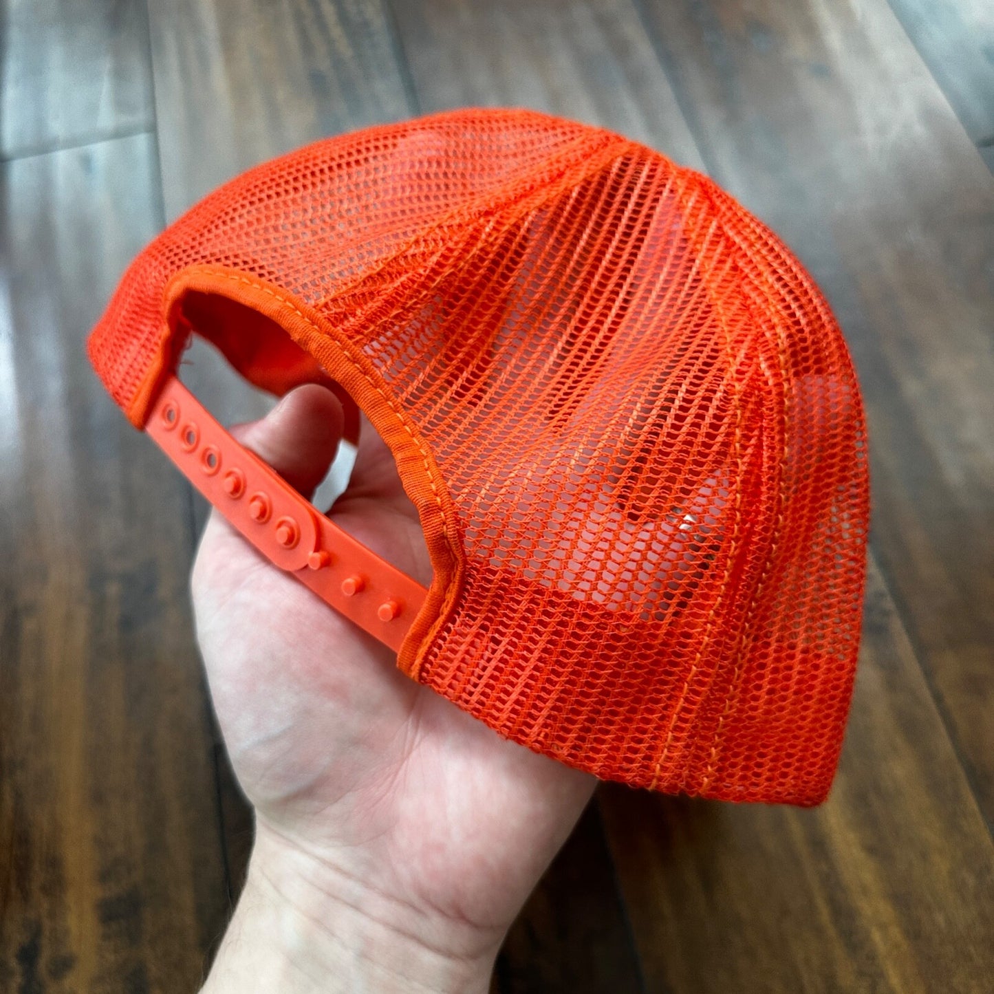 Master Hunter Orange VTG Hat Cap Snapback Oregon ORange Hunting Cool 80s