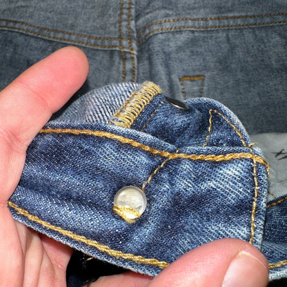 Levis 501 Y2K XX Straight Leg Jeans Blue VTG Med Wash 36x34 Act 37x32