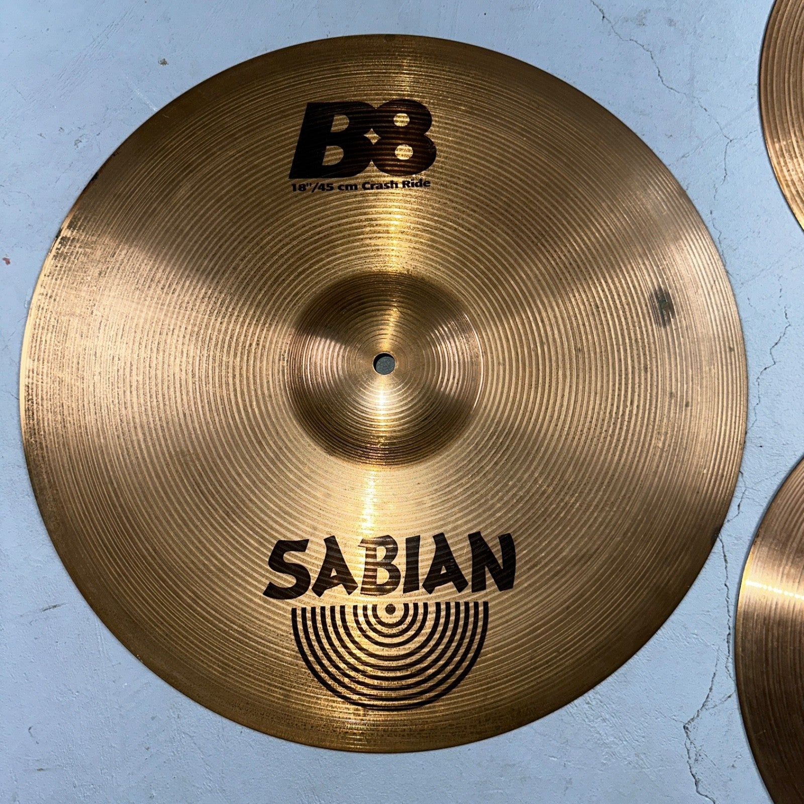 SABIAN B8 18" Crash Ride Cymbal 14" Hi Hats Set Collection Pair Top Bottom