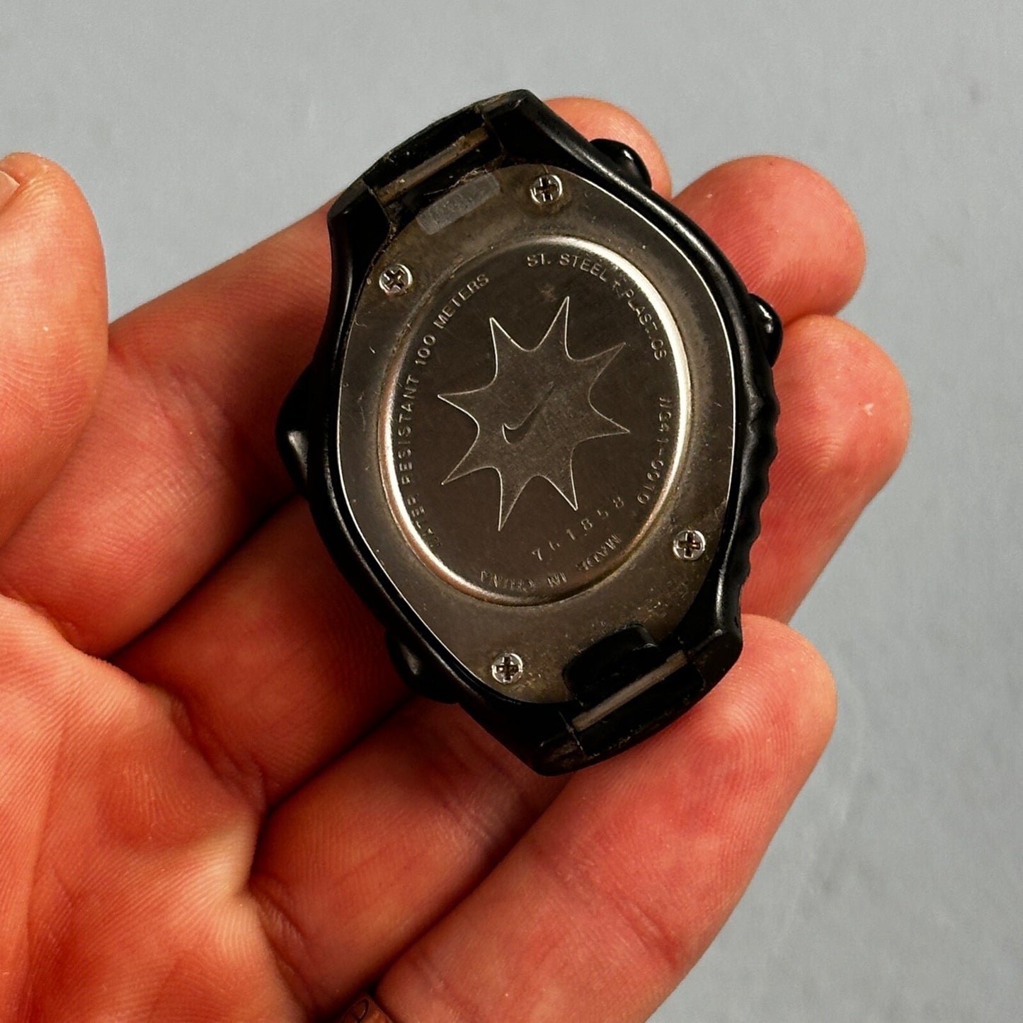 Nike Triax 120 WG40-0010 26 Lap Vintage Watch No Band Needs Battery