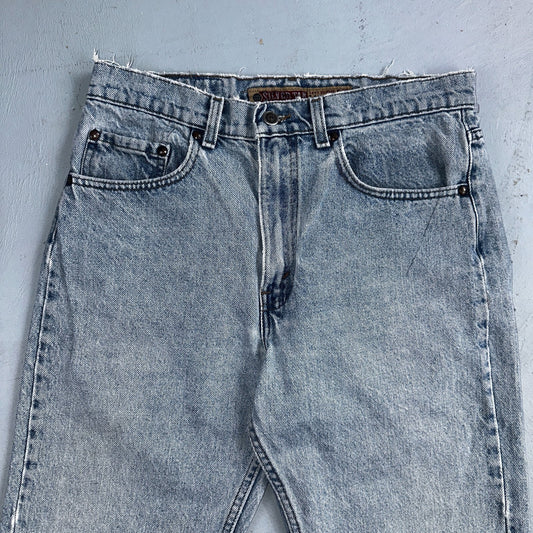 Levis 525 Silver Tab USA Vintage 90s Skater Jeans Light Wash Act 32x32 Act 30x30
