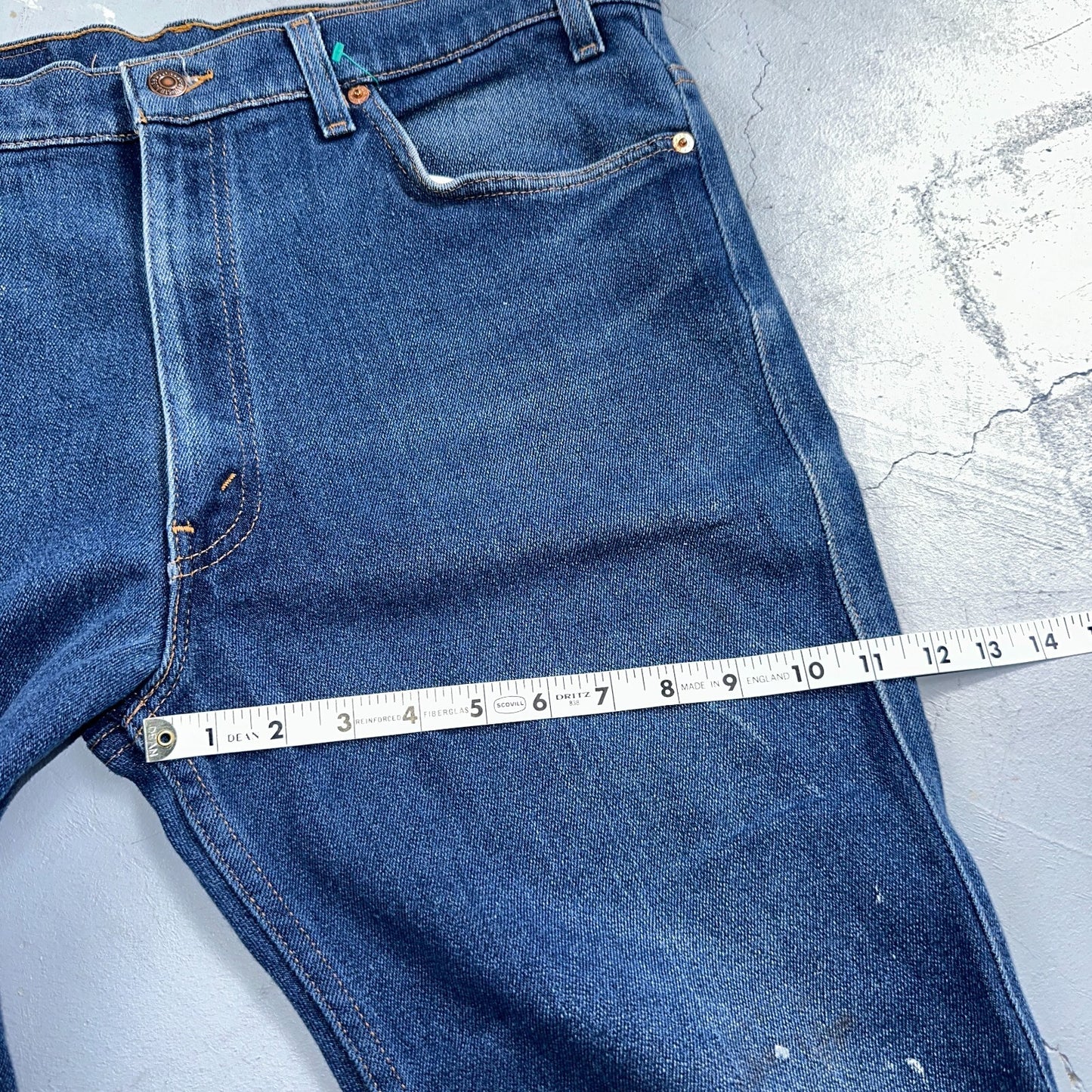 Levis 517 Vintage 90s USA Orange Tab Bootcut Flare Blue Jeans 38x31 Act 36x29