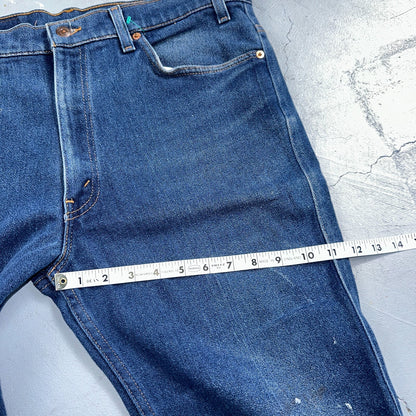 Levis 517 Vintage 90s USA Orange Tab Bootcut Flare Blue Jeans 38x31 Act 36x29