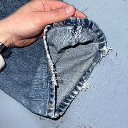 Levis 501 Vintage 90s XX Straight Leg Jeans Y2K Light Wash 38x32 Act 38x32