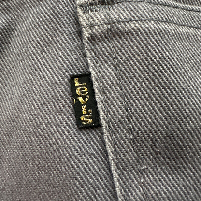 Vintage 1980s Levis 517 Men's Black Tab Jeans Size 34x31 Ac 33x32 Gray