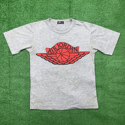 Nike Vintage T Shirt Mens M Japan 80s Jordan Wings Logo 1985 Chicago Bred OG