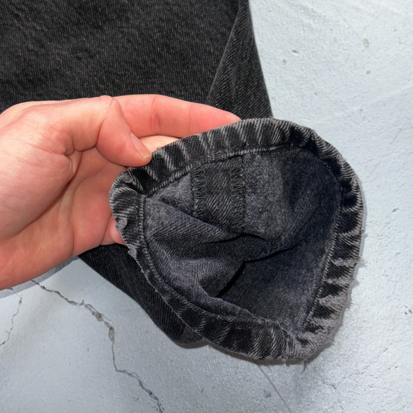 Levis 501 Vintage Y2K Mexico XX Straight Leg Jeans Black Wash 34x31