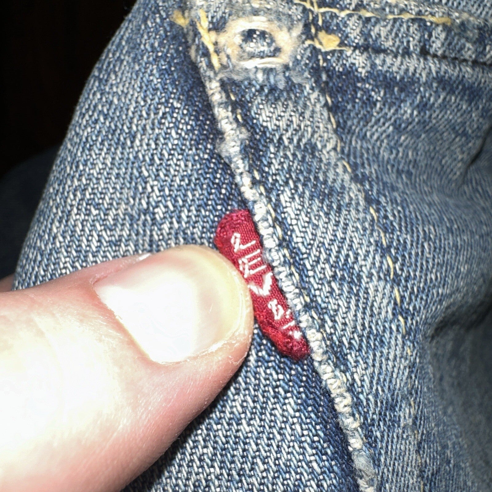 Levis 501 XX Big E True VTG 40s 50s Redline Selvedge Denim Jeans 1940s 25x26