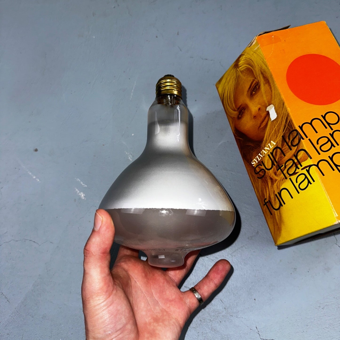 USA Vintage Levitron Industrial Style Cage Chicken Coop Sun Tan Lamp Box