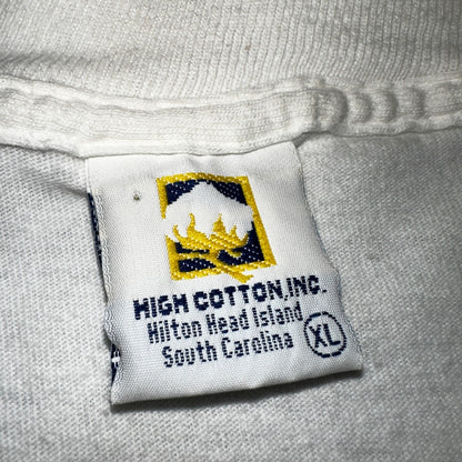 Christmas Vintage T Shirt 90s Single Stitch White Present Gift Funny Quote Text