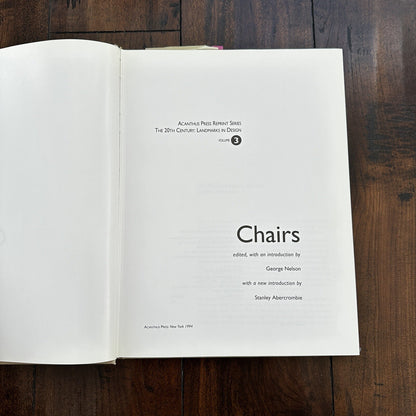 George Nelson Chairs Textbook Landmarks Design Vol 3 Rare Eames Mcm History