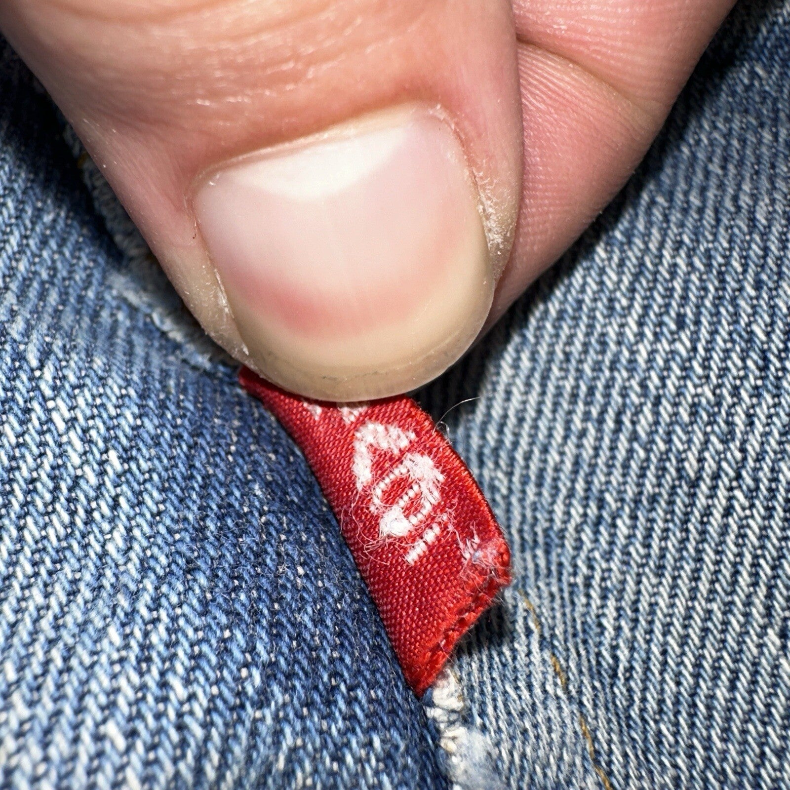 Levis 501 VTG 70s SS Redline Selvedge Jeans XX Blue Med Wash Patched Act 31x28