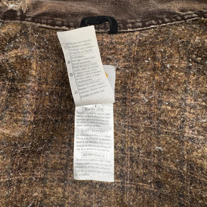 Carhartt VTG Detroit Jacket Men's 2XL Lined Blanket Workwear J97 BLK Thrashed