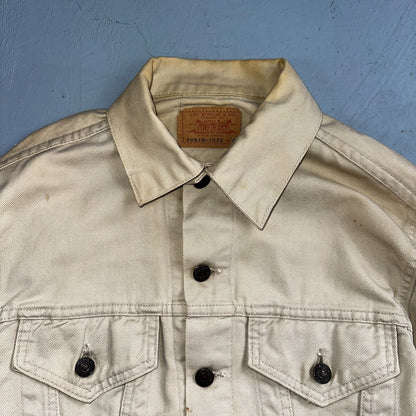 Levis VTG Trucker Jacket 557 Big E Type 3 1960s 60s 70518 1022 White Denim 2