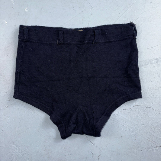 Vintage WWII US Navy Wool Swim Trunks WW2 Swimsuit 1940s Original Malibu