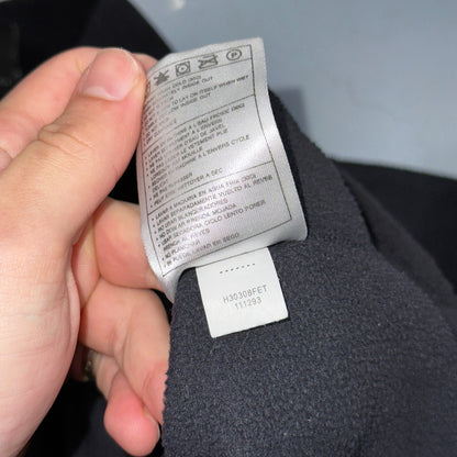 Nike Therma Quarter Zip Training Top Mens S Black Pullover Fleece Lined VTG