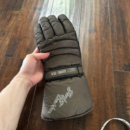 Harley Davidson GORE-TEX Gaunlet GLOVE Single Missing Other Brown Black VTG