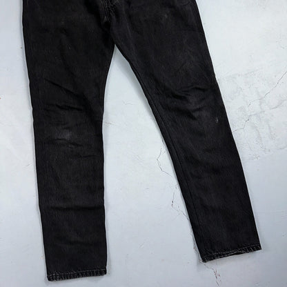 Levis 501 Vintage Y2K Mexico XX Straight Leg Jeans Black Wash 34x31