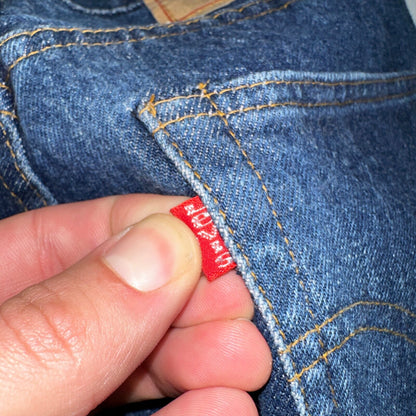 Levis 501 VTG 70s SS Redline Selvedge Jeans XX Dark Wash 28x34 Act 26x30