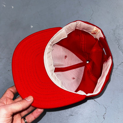 Vintage St. Louis Cardinals Snapback Hat AJD Super Stripe Made USA Trucker Nylon