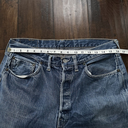 Levis 501 XX Big E True Vintage 60s Redline Selvedge Denim Jeans 1960s 32x28 31
