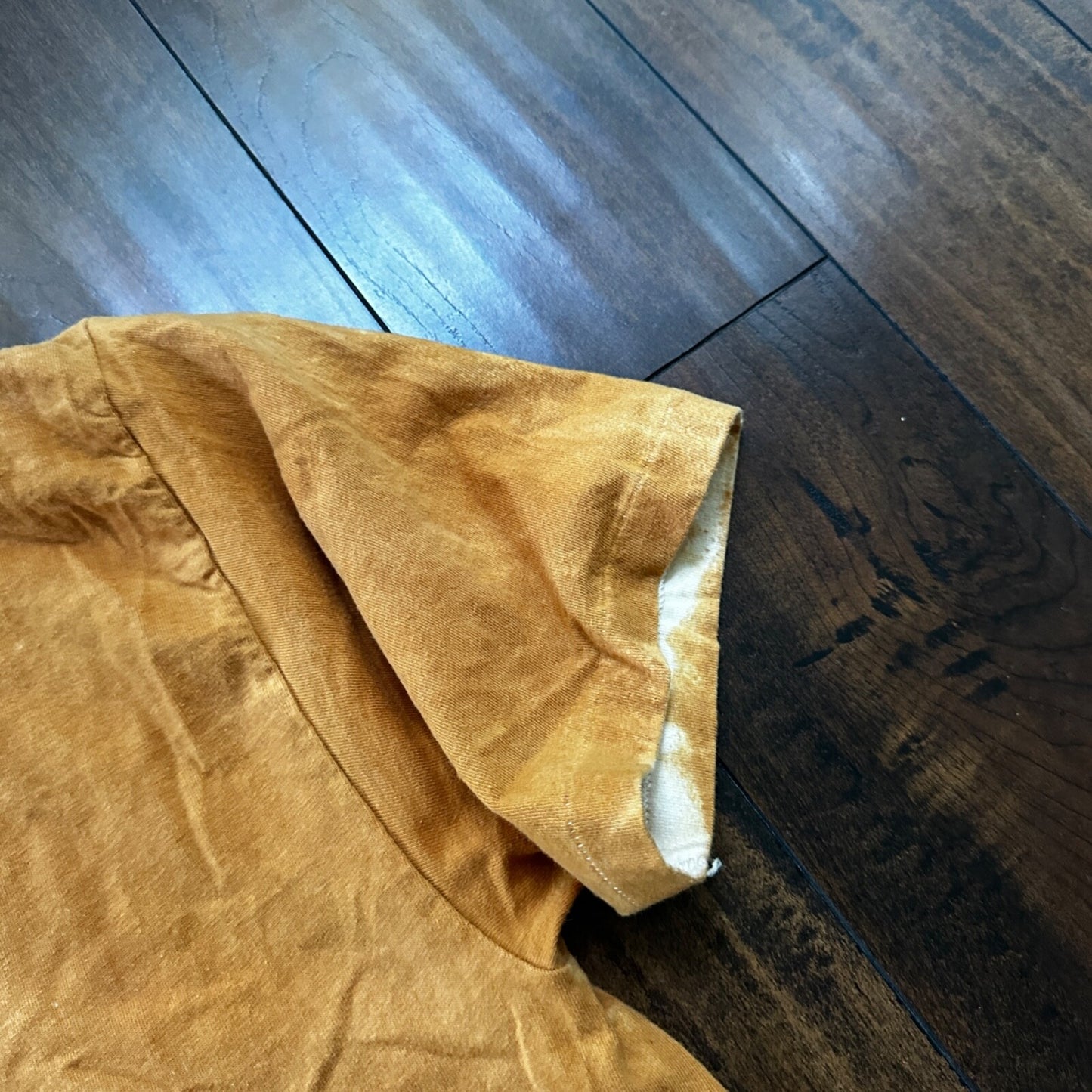 Hanes Huston Texas VTG T Shirt Bull Southern America USA Tye Dye Travel Tee 90s