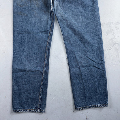 Levis 501 Vintage 90s USA XX Straight Leg Jeans Blue Med Wash 36x32 Act 32x28