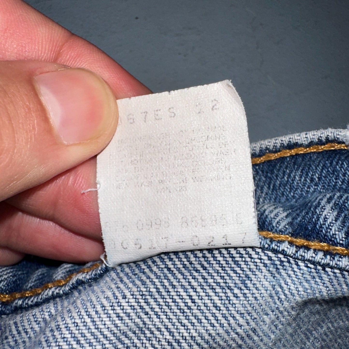 Levis 517 Jeans Mens 36x34 Black Denim Bootcut Red Tab USA Vintage 90s 34x32