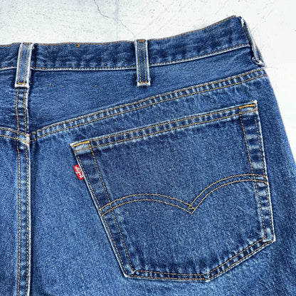 Levis 501 Vintage 80s USA XX Straight Leg Jeans Blue Med Wash 42x33 Act 37x28