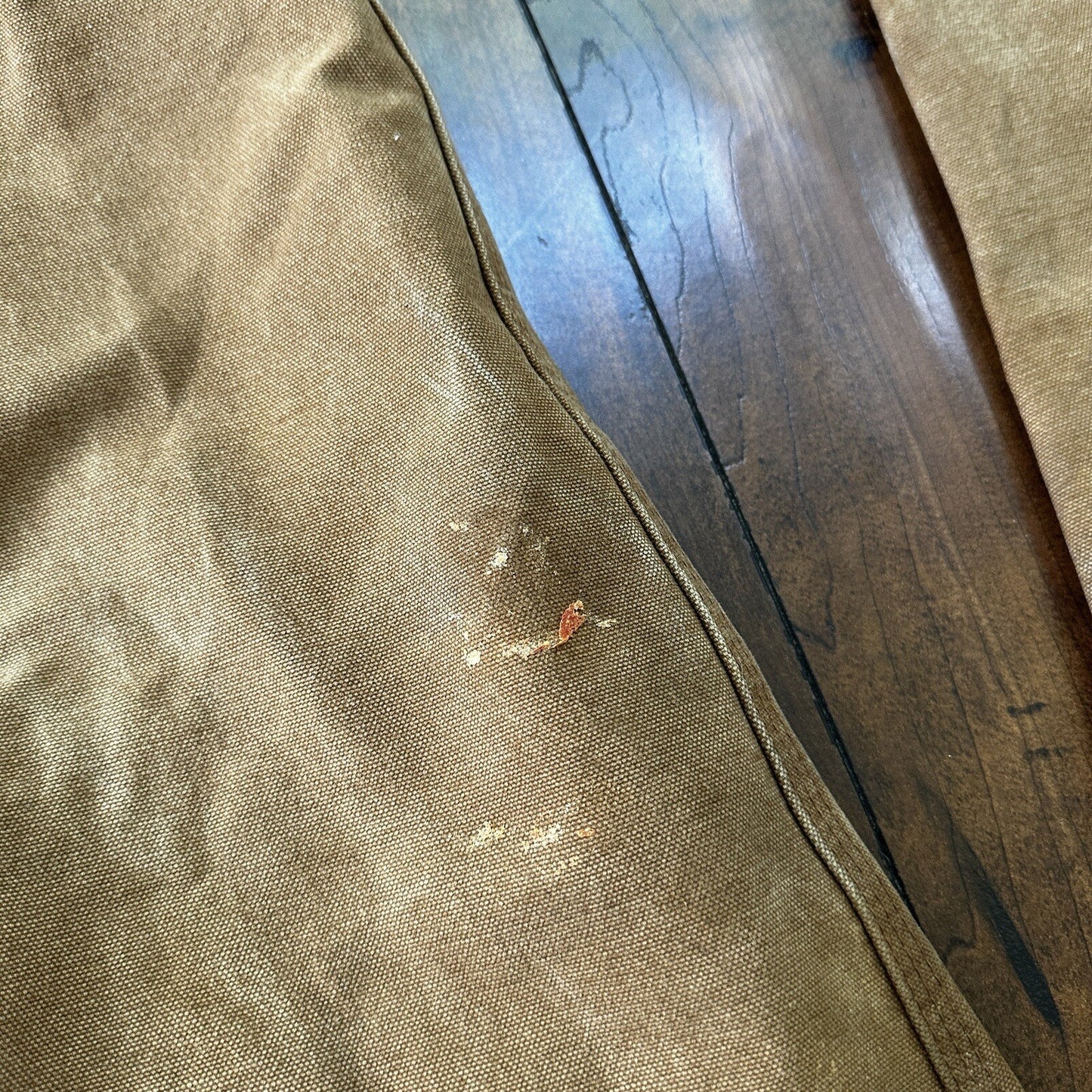 Carhartt DKB Double Knee Duck Unlined Bib Work Tan Brown Overalls 40x27 VTG