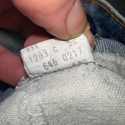 Levis 646 Vintage 70s USA Orange Tab Bootcut Flare Blue Bell Bottom Jeans 29x33