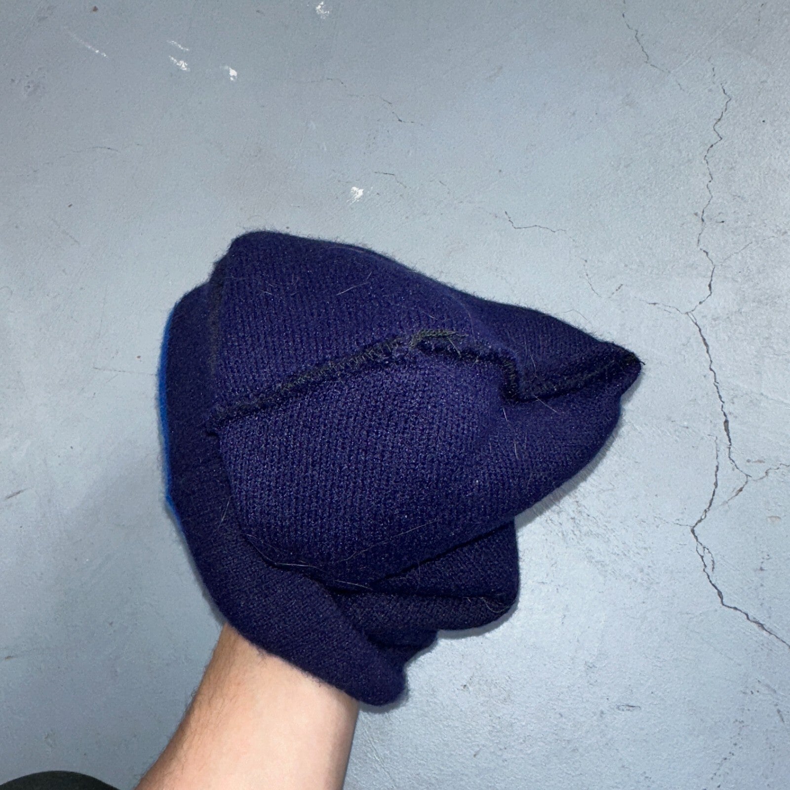 VTG 60s 70s Wool Knit Winter Beanie Hat OSFM Rockabilly Warm Grunge Basic Cozy