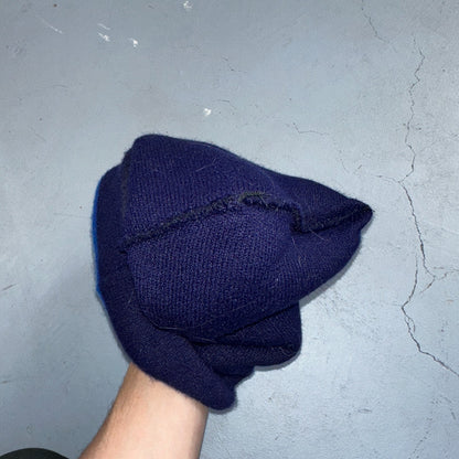 VTG 60s 70s Wool Knit Winter Beanie Hat OSFM Rockabilly Warm Grunge Basic Cozy