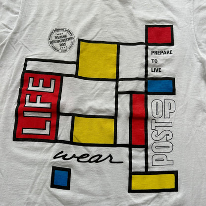 Nurse LIFE Medical Rehab Vintage T Shirt Hospital Human Care Love Abstract Wear