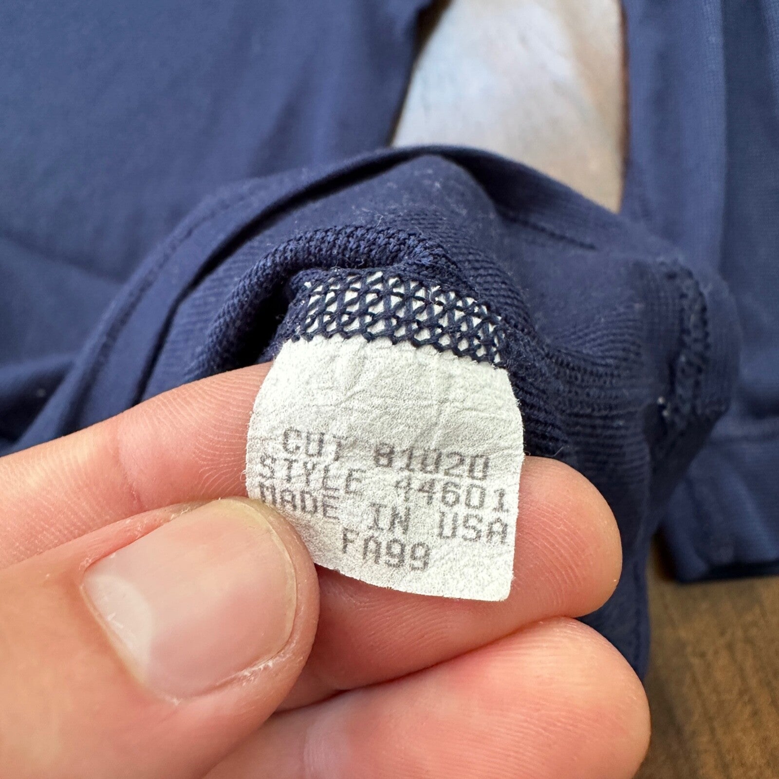 VTG Patagonia Shirt Mens L Blue Crew Neck Long Sleeve Capilene Base 90s USA