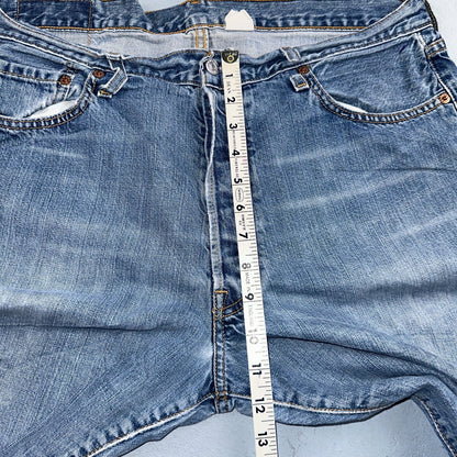 Levis 501 Vintage Y2K 90s XX Straight Leg Jeans Blue Light Wash 36x32 Act 35x31