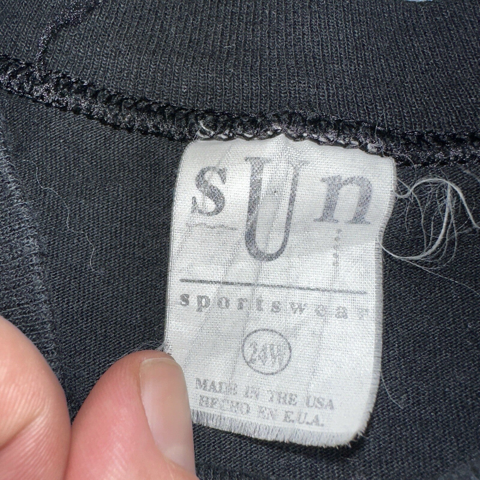 Looney Tunes Vintage T Shirt Single Stitch 90s Bugs Bunny Bird Black Graphic