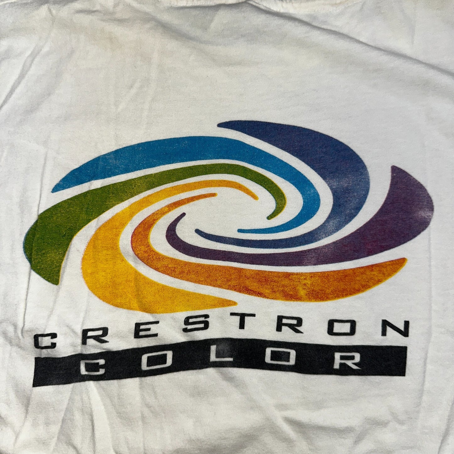 Crestron Color VTG T Shirt Remote Controller Hanes Graphic Music Audio TV Promo