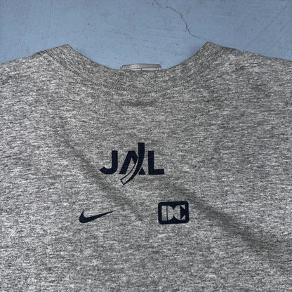 Nike Honolulu 2002 VTG T Shirt Silver Tag Marathon Running Floral Box Logo Y2K