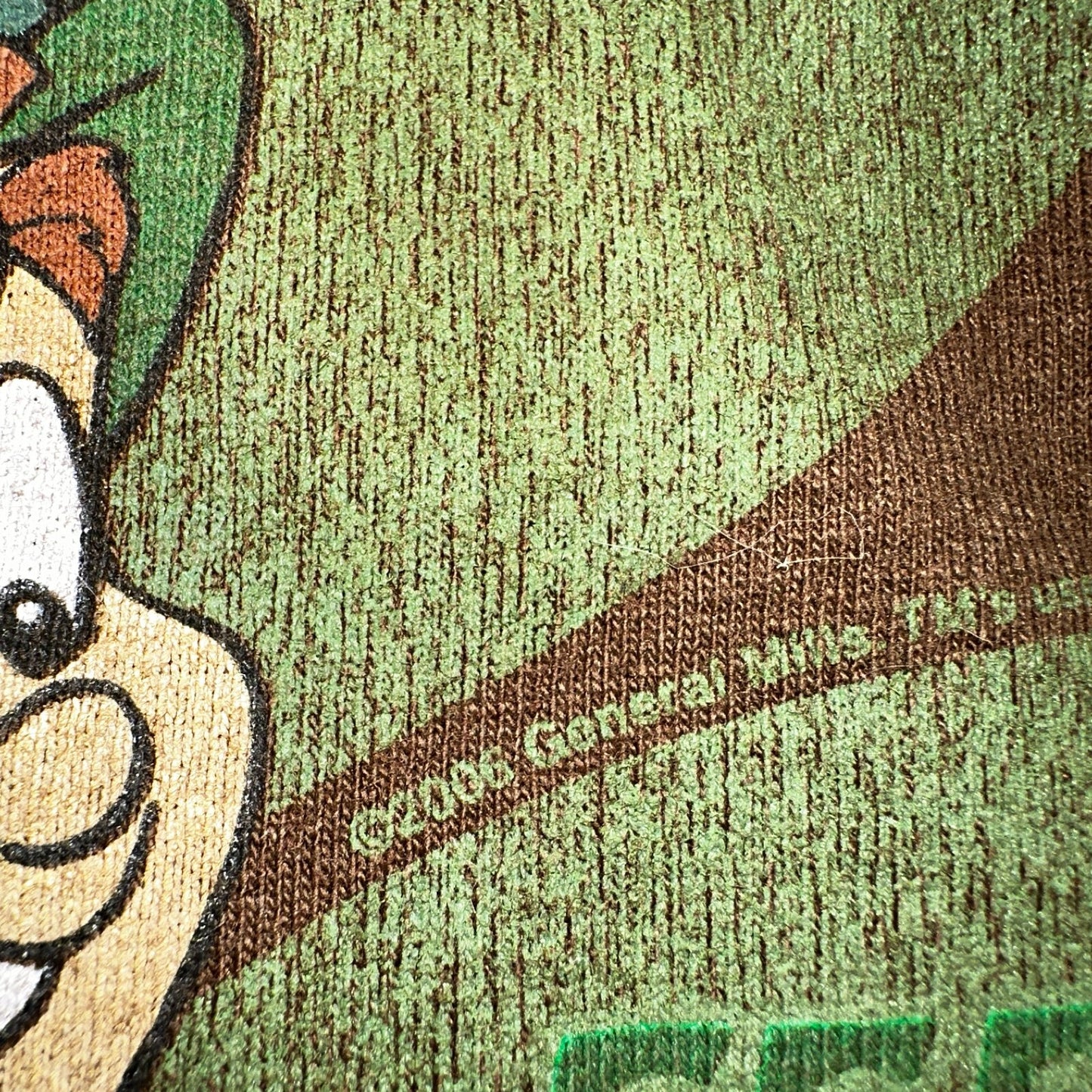 Lucky Charms VTG T Shirt Leprechaun Cereal Promo General Mills Rap XL Brown