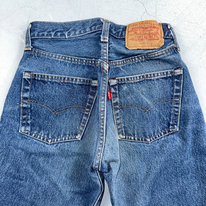 Levis 501 Vintage 80s Redline Selvedge USA XX Jeans Med Wash 27x32 Act 24x28