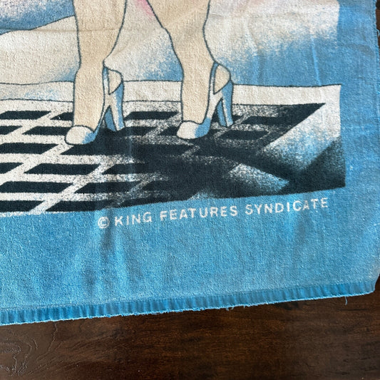 Vintage Betty Boop Beach Towel 90s Y2K Cotton Universal Studios Cute Dress