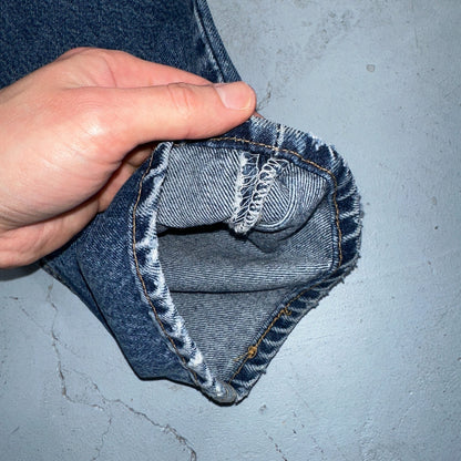 Levis 550 Vintage 90s USA Red Tab Relaxed USA Blue Med Wash Jeans 32x32 Ac 31x30