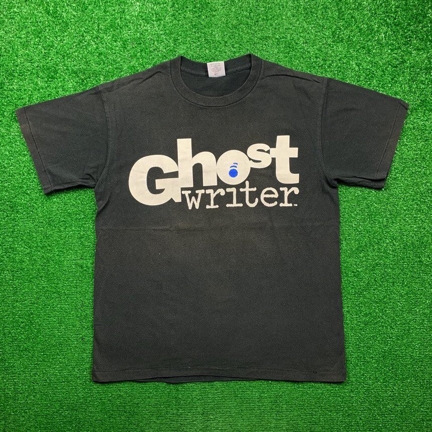 Ghost Writer Promo Vintage Nike T Shirt USA Rare Movie Rap TV Show 90s OG Memory
